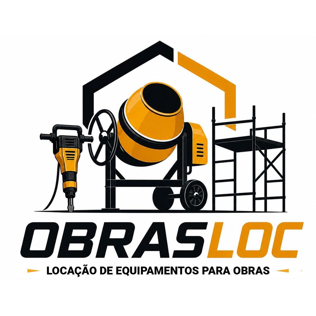 Equipamentos para obras OBRASLOC: betoneira, martelete e andaime